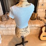 SheIn  Heather Gray Ruched Crop Top Photo 3