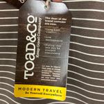 Toad & Co Striped Transita Pencil Skirt Falcon Thin Stripe UPF 50+ Size XL Brown Photo 11