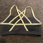Athletic Works Athletic Size M 8-10 Works Women's Strappy Back Sports Bra Teal Tundra Yellow Photo 1