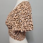 Forever 21  leopard crop top size small Photo 5