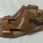 EARTH LINDEN LEBANON WOMENS SANDAL LEATHER GLADIATOR STYLE ALPACA BROWN 8.5 Photo 0