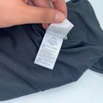 J.Crew NWT Black Ribbed High Rise Cheeky Bikini Swim Suit Bottom Size XXS Photo 6