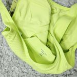 Aerie Seamless Padded Bralette Yellow Lined Ribbed Size Small Photo 3