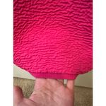 Aje Hot Pink Echo Bubble Textured Midi Dress Long Sleeve Size S Photo 8