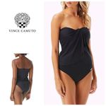 Vince Camuto New. drape tankini top. Small. Retails $88 Photo 2