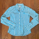Lilly Pulitzer Lilly‎ Pulitzer White Label Plaid Long Sleeve Button Down Blouse size 2 Photo 0