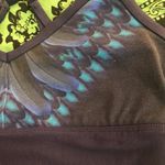 Alo Yoga ALO SPORTS BRA small blue turquoise feathers Photo 1