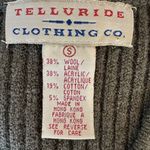 Telluride Clothing Company Wool Blend zip up vest size Small Brown Photo 7