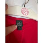 Wild Fable Red Long Sleeve Cropped Top Woman’s Size Medium Photo 4