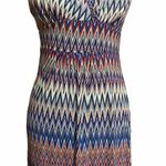 Loveappella  sleeveless maxi dress zigzag vee MP‎ long summer sundress beachy Photo 2