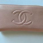 Chanel Pale pink  Caviar Zippy Wallet Photo 0