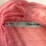 Maurice's 2000s Y2K  Pink Floral Nature Print Vest Sz M Grunge Boho Hippie Indie Photo 2