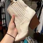 Qupid Pointed Toe Leather Pointed Toe Bootie Photo 2