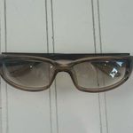 Razza Sunglasses Brown Frame Oval Wrap Style UV Protection Shades Photo 1