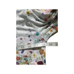 Womens Floral Long Sleeve Thermal Top White Multicolor New Photo 2