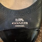 Coach Chelsea Black Leather with Patent Toe Ballet Flats Size 7 Photo 6