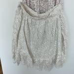 Love Shack Fancy SET white lace off the shoulders top and ruffled skirt Photo 7