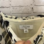 Alexis  for Target Black and White Paint Stroke Tiered Midi Dress Photo 2