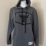 Under Armour Men’s Project Rock Gray Pullover Hoodie, Small Photo 0