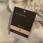 🆕 Taylor | White Floral Lace Crepe Flare Jumpsuit Size 2 Photo 7