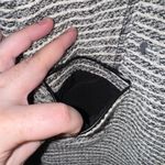 Chico's Women's Striped Tweed Blazer w/ Jeweled Collar Size S Photo 4