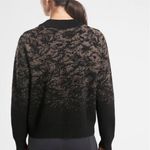 Athleta Jacquard Merino Wool Crew Sweater Size M Photo 1