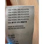 Anthropologie By Ribbed Scoop Neck Long Sleeve Top Sz XS Orange Stretch Photo 5