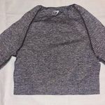 Gymshark NWOT  Vital Seamless Gray Long Sleeve Top Size M Photo 3