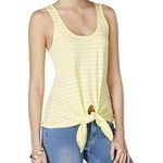 Maison Jules  striped tie front tank top Photo 0