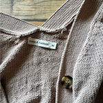 moon & madison Taupe Cardigan Sweater Tan Size M Photo 1