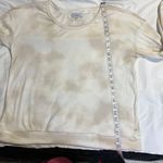 Nicole Miller Cozy Tie-Dye Loungewear Set Beige Cream Sweatshirt & Joggers Two-L Photo 6