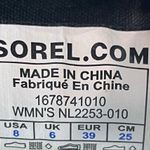 Sorel Tivoli Cut Out Calf Hair Sneaker Gladiator Sandals Sz 8 Black Photo 11