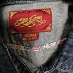 One 5 One dark wash raw edge denim vest size medium Photo 4