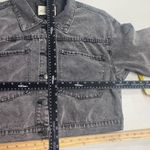ASHLEY VINTAGE CHARM Women’s Jean Jacket SIZE Large Gray Button Front Distressed Photo 7