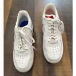Nike  Air Force 1 Low White Leather Sneakers Women’s Size 8 Photo 8