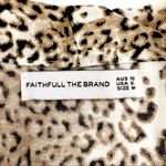 Faithfull the Brand Meadows Midi Dress in Signe Animal Print Size 6 Summer Photo 8