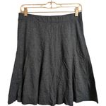 Toad & Co  Dark Teal A Line Elastic Waist Knee Length Knit Skirt Size S Photo 0