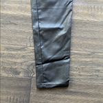 SheIn  Black Faux Leather Pants Womens Sz Large Coated Pant Stretch Photo 4