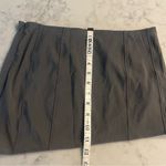 NWOT FANCI CLUB Gray micro mini asymmetrical skirt Small $300 Photo 5