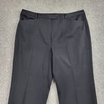 Talbots  Womens Dress Pants 12 Black Stretch Straight Leg Career Business Trouser Photo 7