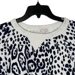 Gap Cotton Pullover Sweatshirt Women Small Leopard Print Long Sleeve Crewneck Photo 1