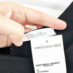 Max Mara Onagro Black Wool Blend Midi Dress Size S FLAW Photo 3