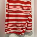 Pink Rose Pink Republic Bodycon Coral White Stripe Sleeveless Wrap Front Dress Size M Photo 5