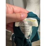 Dantelle Vintage Satin Emerald Green Slip Dress Lace Trim Lingerie Nightie Dentelle Med Photo 4