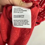 Style & Co Top 2X Red White Coastal Boho Cotton V Neck Beach Resort Summer Photo 2