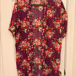 Source Unknown Women’s Floral Purple Kimono - Small Photo 0