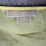 Michael Kors Embroidered Tunic‎ Top Cover Up Lightweight Yellow L Size L Photo 5