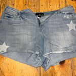 H&M Shorts Denim High-Waisted Light Wash Photo 0