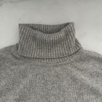 Pine Cashmere Kate Turtleneck sweater Grey Quiet luxury minimalist chic Sz Small Gray Photo 5
