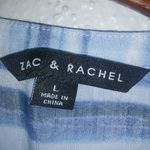 Zac & Rachel L Sleeveless Tie Dye Blue Striped Top Size L Photo 8